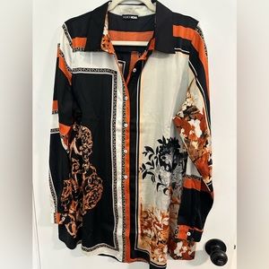 FASHIONNOVA Button down long-sleeve plus size